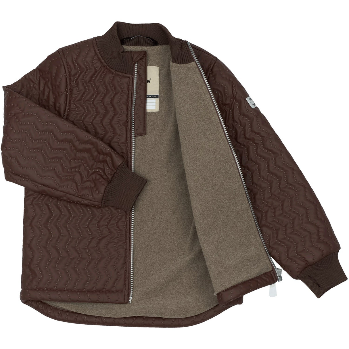 Mikk-Line French Roast Täcke Sett W. Fleece