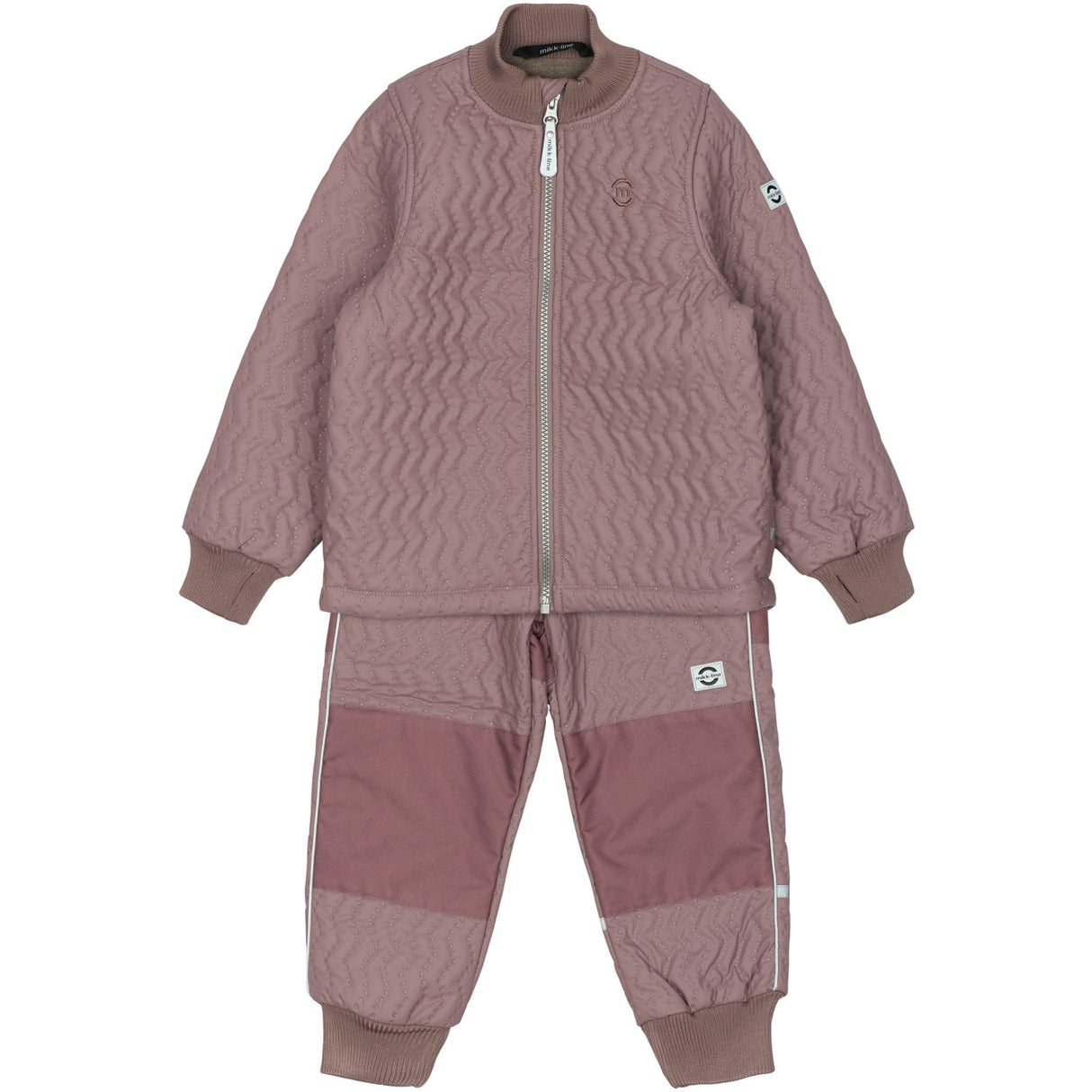 Mikk-Line Twilight Mauve Täcke Sett W. Fleece