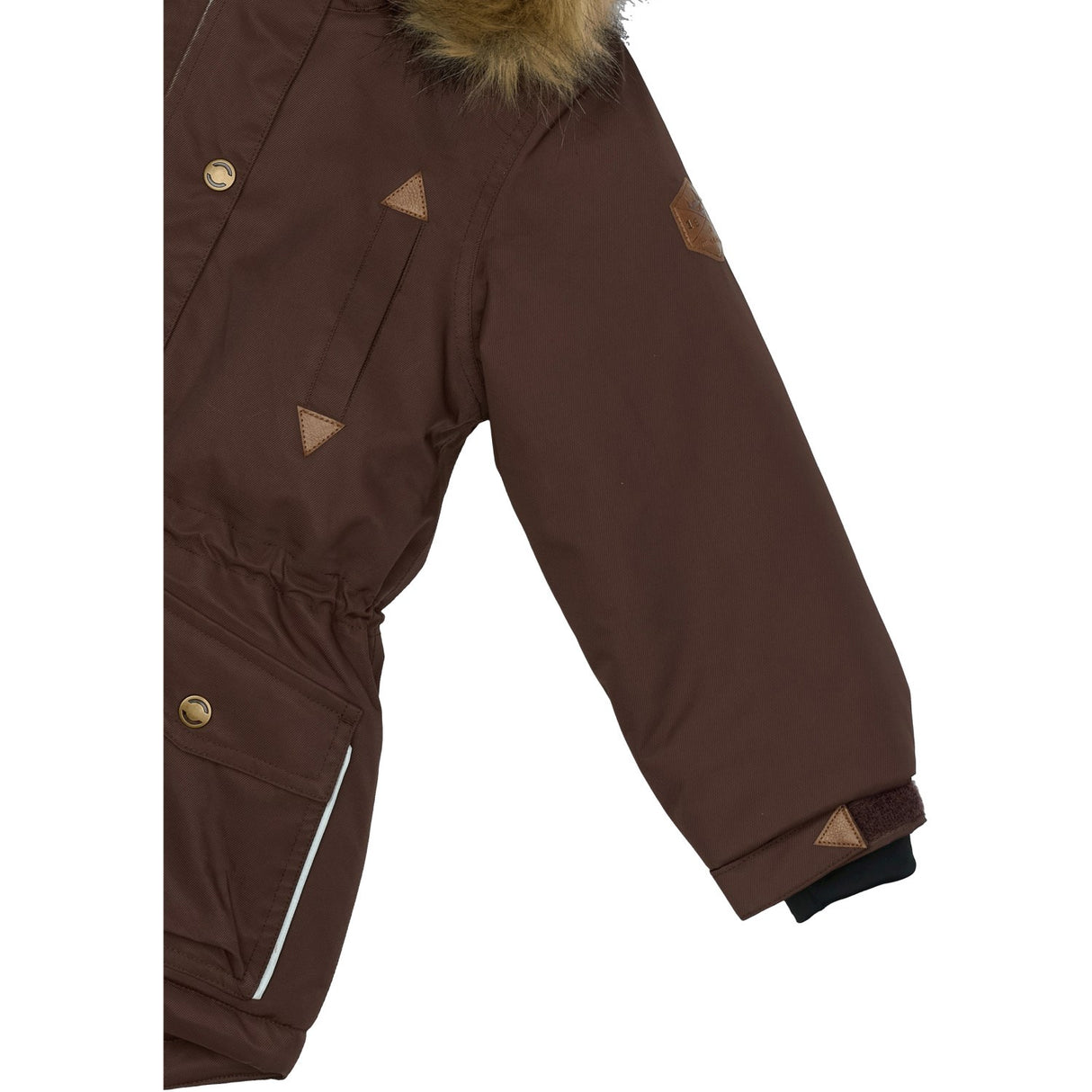 Mikk-Line French Roast Twill Nylon Girl Parca