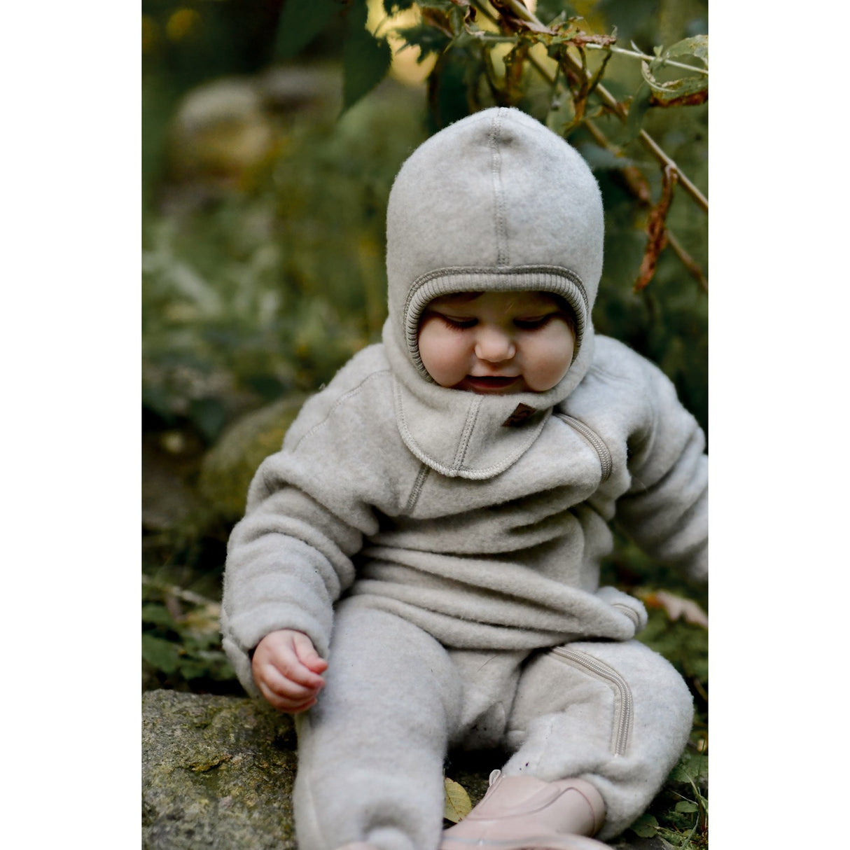 Mikk-Line Melange Offwhite Ull Fullface