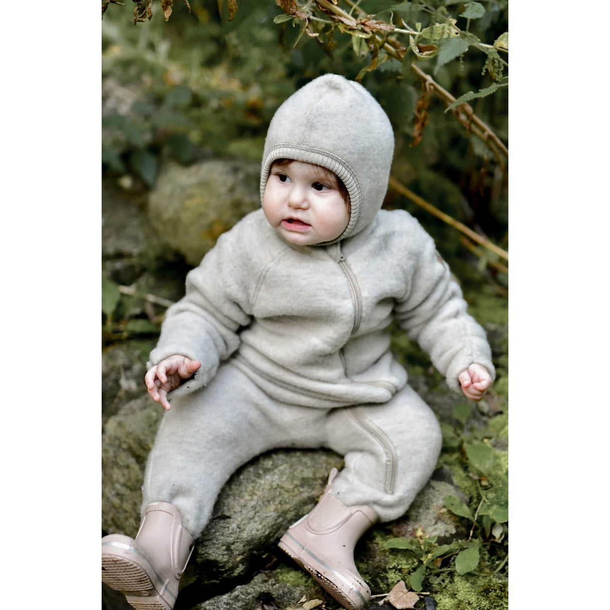 Mikk-Line Melange Offwhite Ull Fullface