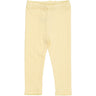 COPENHAGEN COLORS Pale Yellow Pointelle Heart Leggings
