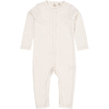 COPENHAGEN COLORS Cream Pointelle Heart Full Body