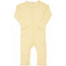 COPENHAGEN COLORS Pale Yellow Pointelle Heart Full Body