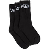VANS Black Classic Crew Strumpor 3-Pack