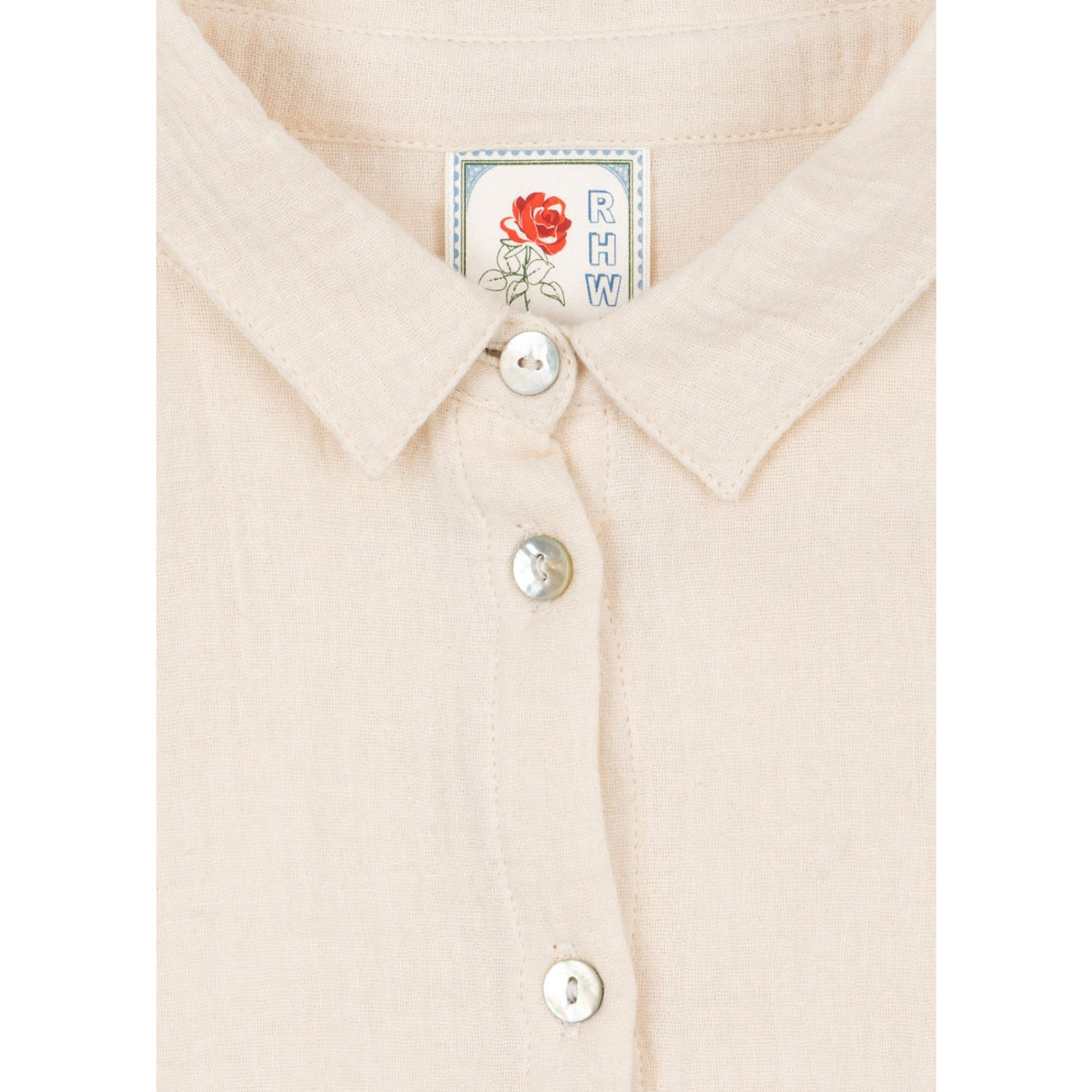 Konges Sløjd Mother Of Pearl RHW X KS Bella Skjorta Gots