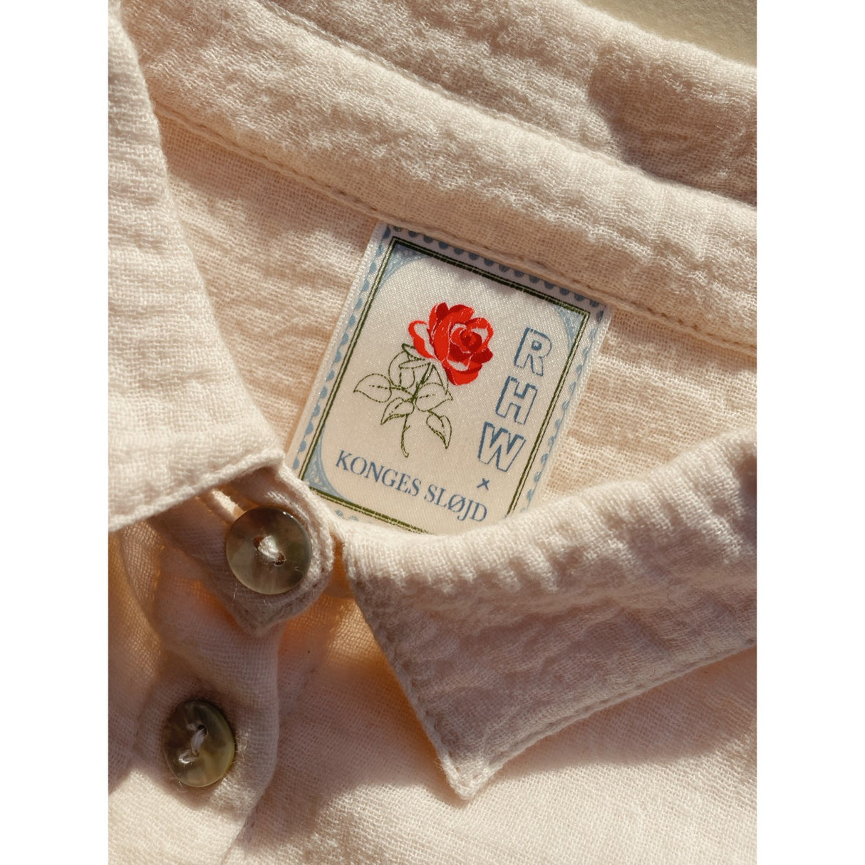 Konges Sløjd Mother Of Pearl RHW X KS Bella Skjorta Gots