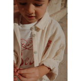 Konges Sløjd Mother Of Pearl RHW X KS Bella Skjorta Gots