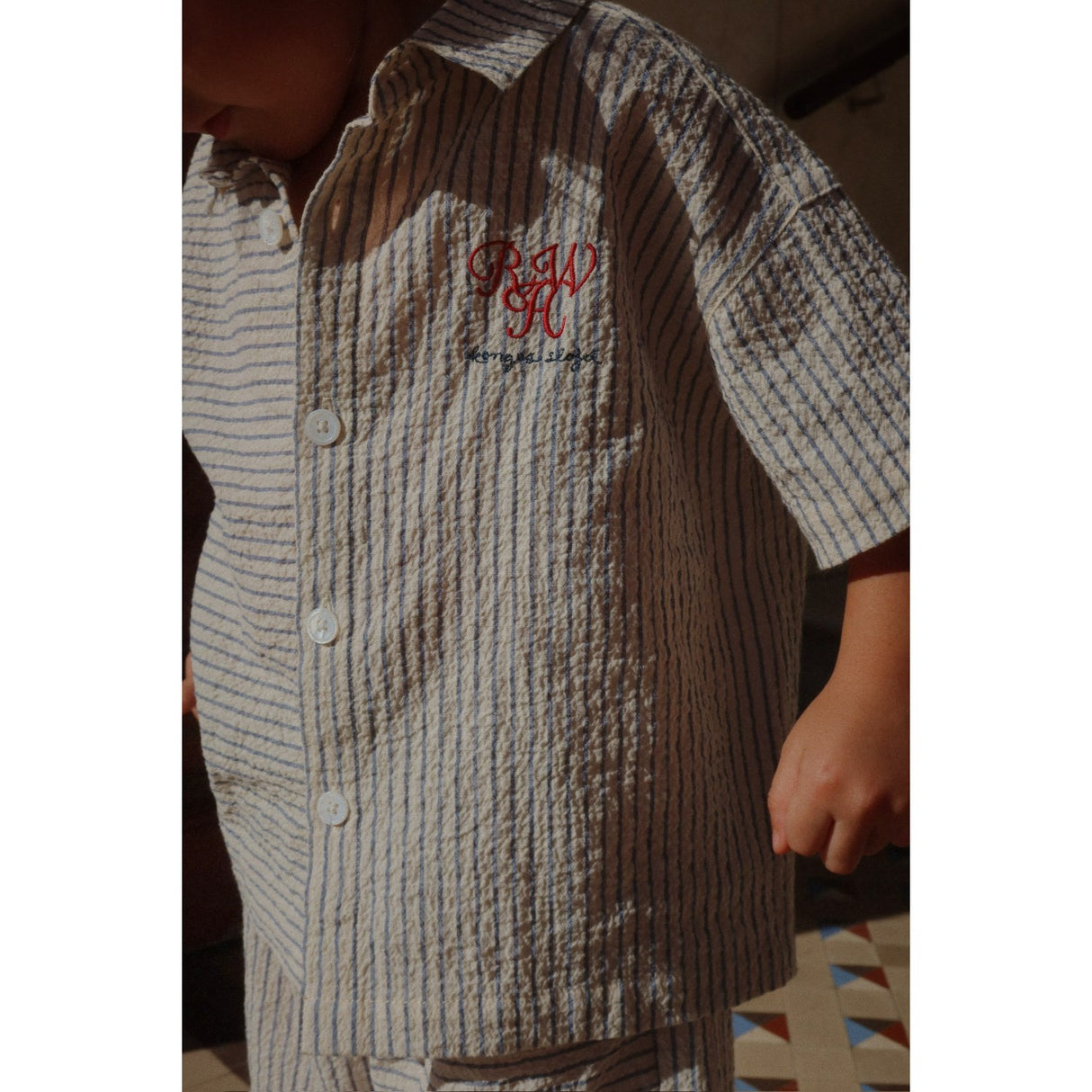 Konges Sløjd Stripe Bluie RHW X KS Duo Skjorta Gots