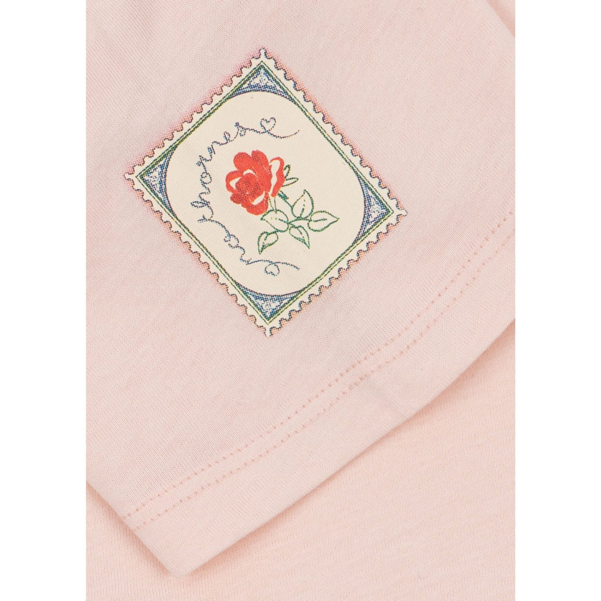 Konges Sløjd Chalk Pink RHW X KS Lettre Tee Ocs