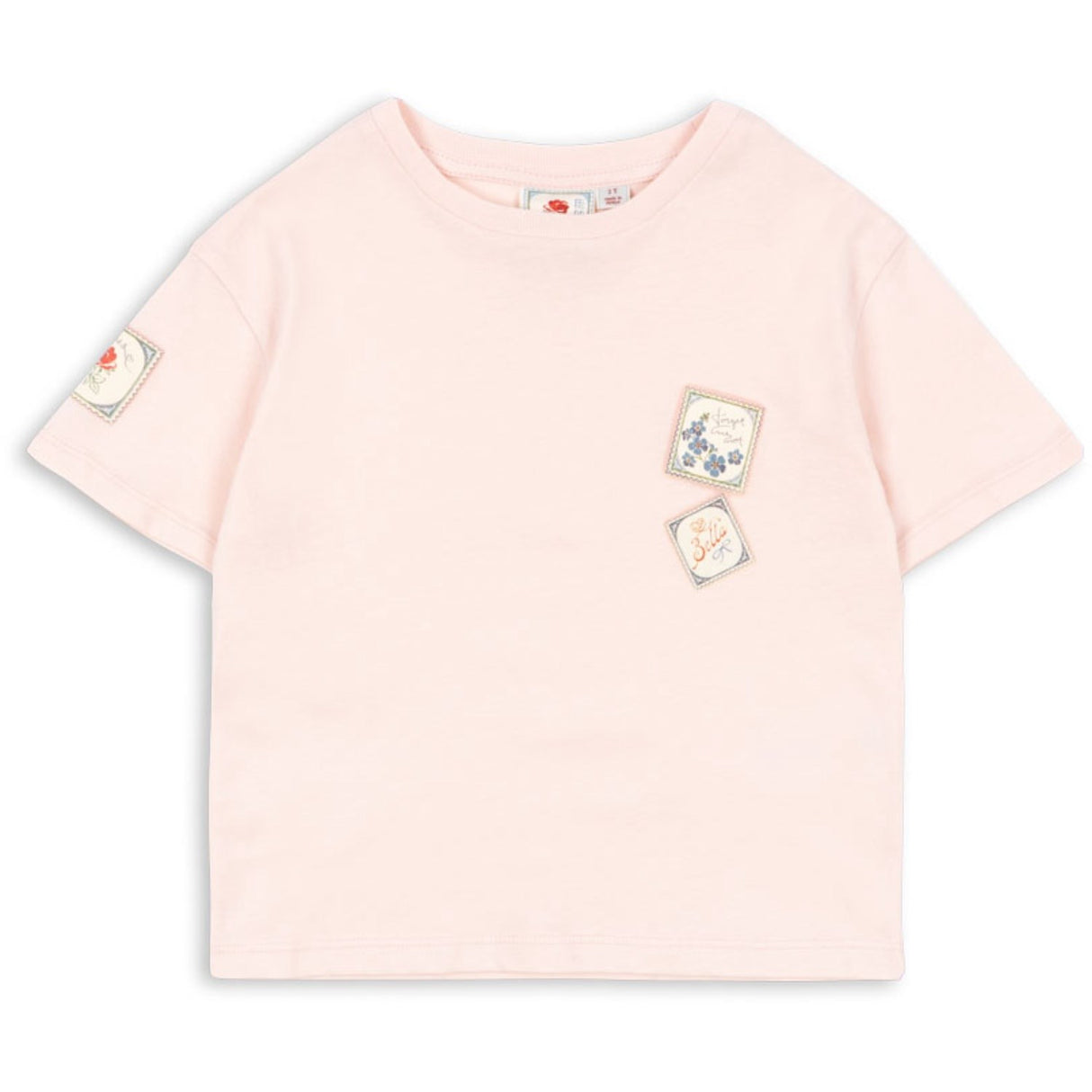 Konges Sløjd Chalk Pink RHW X KS Lettre Tee Ocs