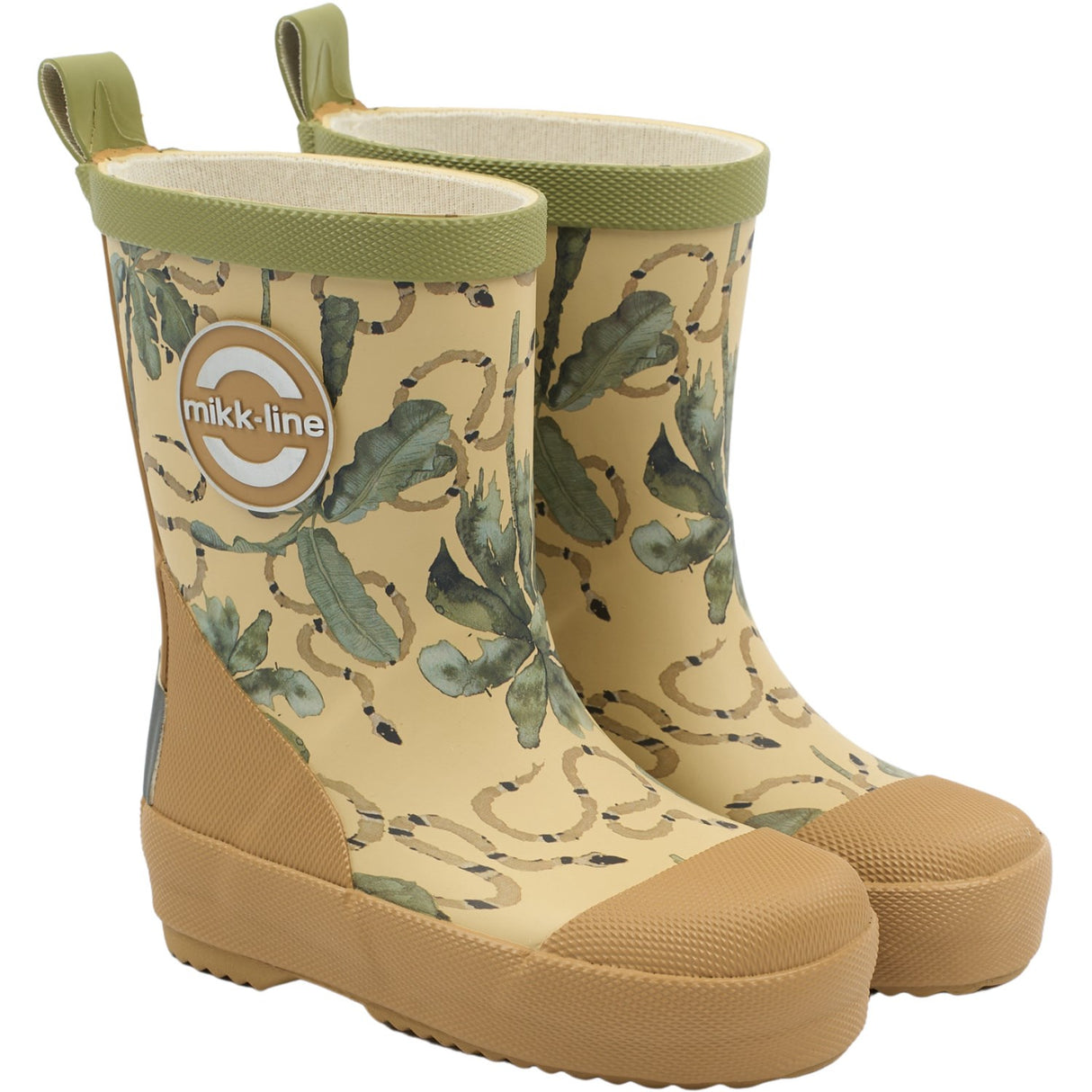 Mikk-Line Gray Green Printed Gummistövlar