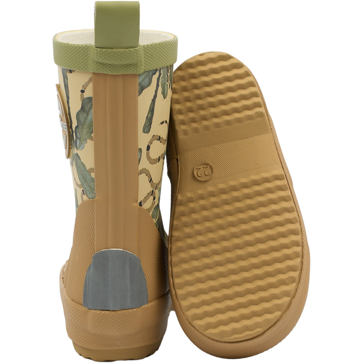 Mikk-Line Gray Green Printed Gummistövlar