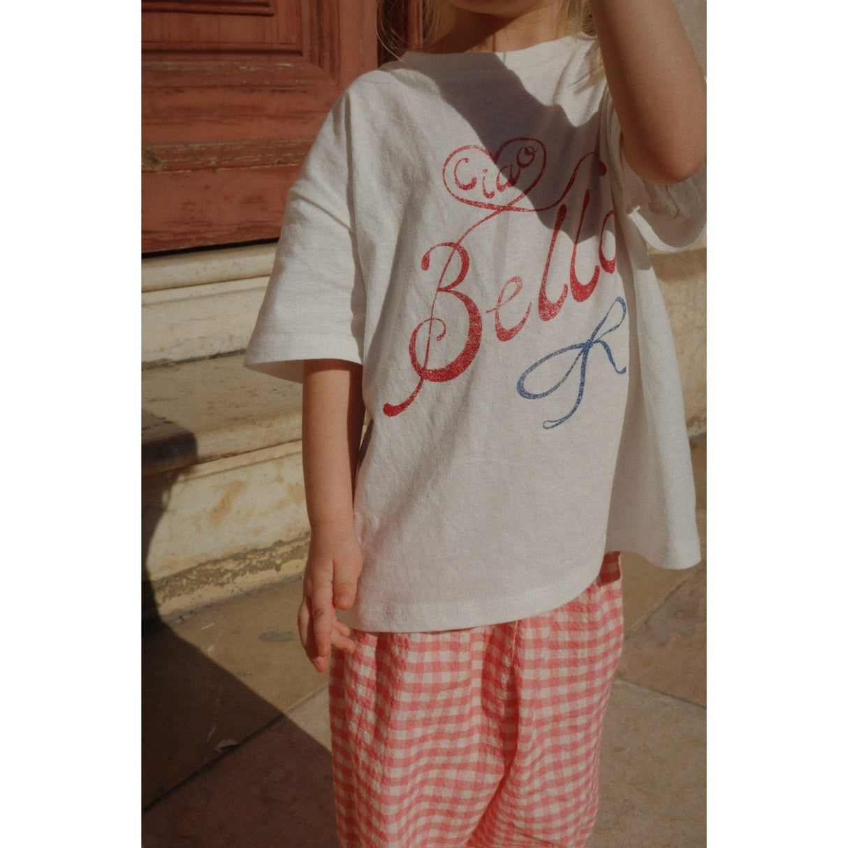 Konges Sløjd Peach Blossom Check RHW X KS Bella Byxor Gots