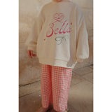 Konges Sløjd Peach Blossom Check RHW X KS Bella Byxor Gots