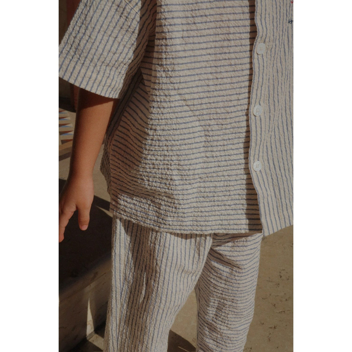 Konges Sløjd Stripe Bluie RHW X KS Duo Skjorta Gots