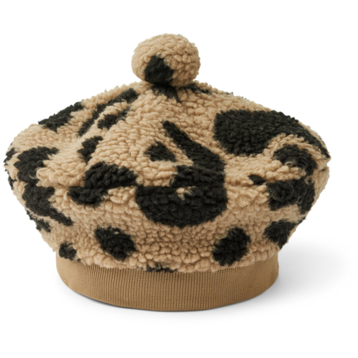 LIEWOOD Mega Leo / Oat Mix Poplar Pile Beret Mössa