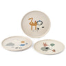 LIEWOOD Around The World / Sandy Remco Tallrik 4-Pack
