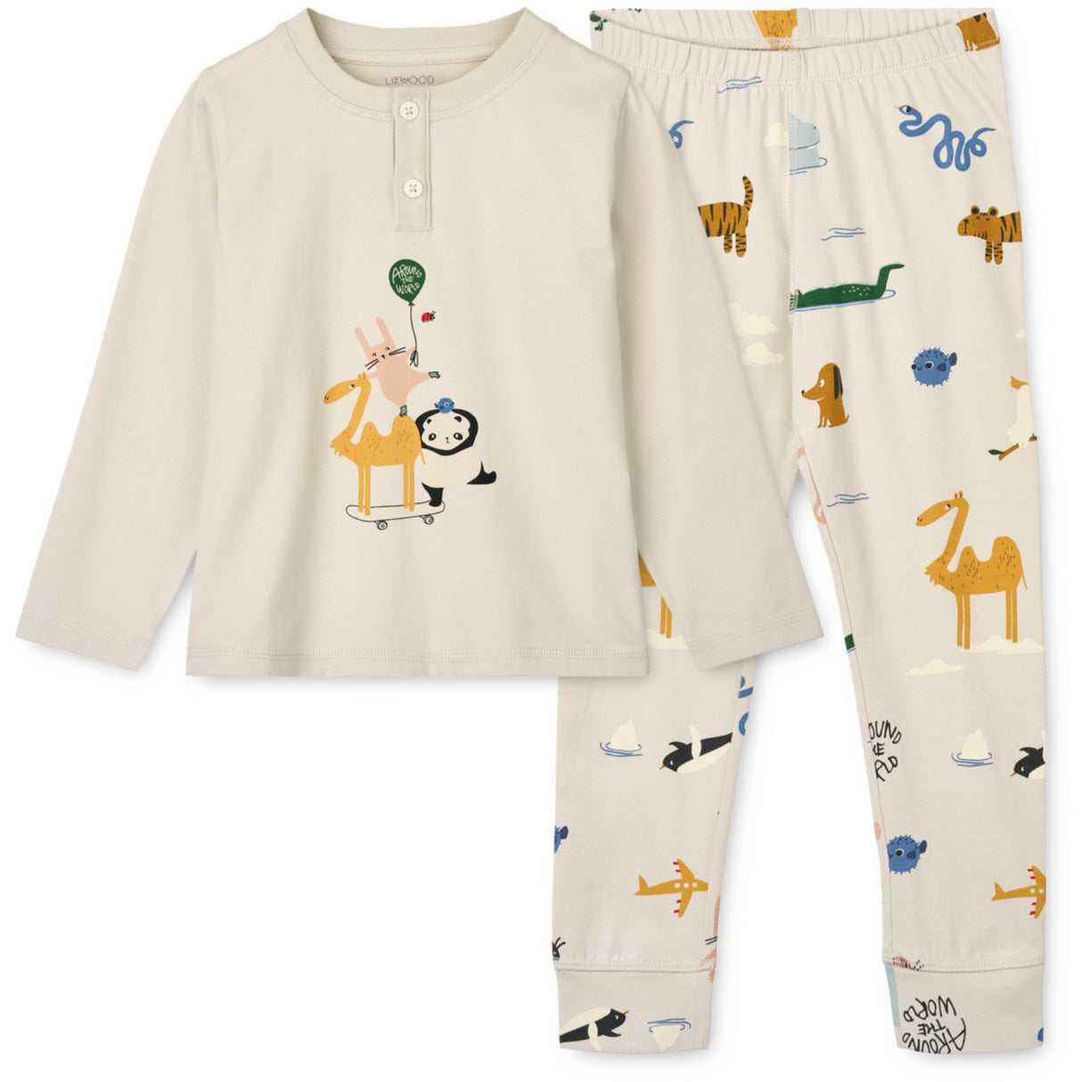 LIEWOOD Around The World / Sandy Wilhelm Printed Pyjamas Sett