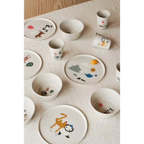 LIEWOOD Around The World / Sandy Cees Skål 4-Pack