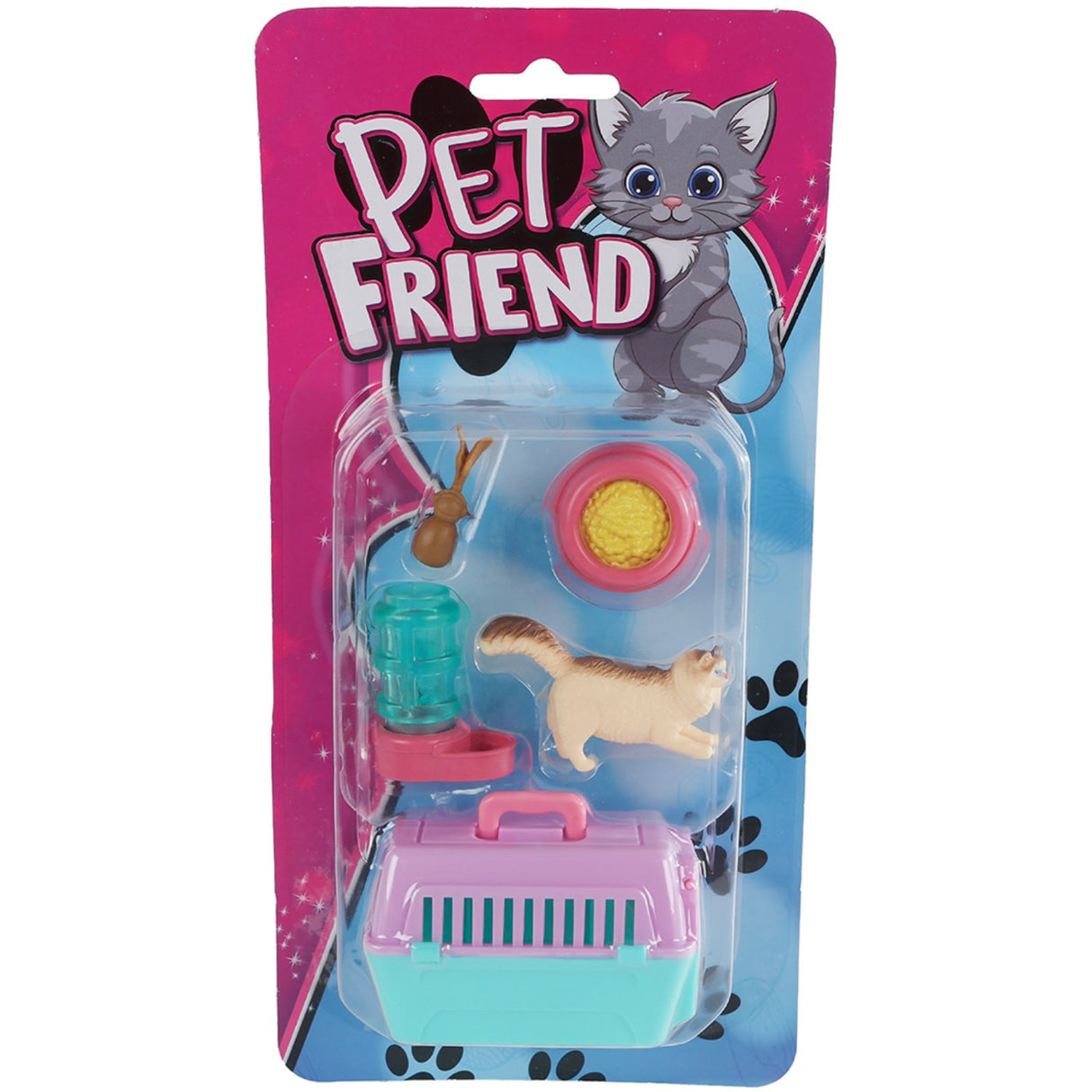 Pocket Money Cat Och Travel Korg Med Tillbehör Assorted