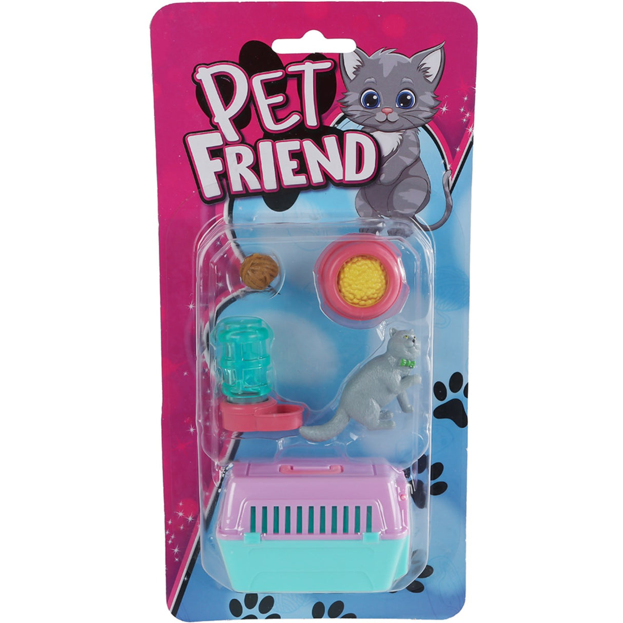 Pocket Money Cat Och Travel Korg Med Tillbehör Assorted