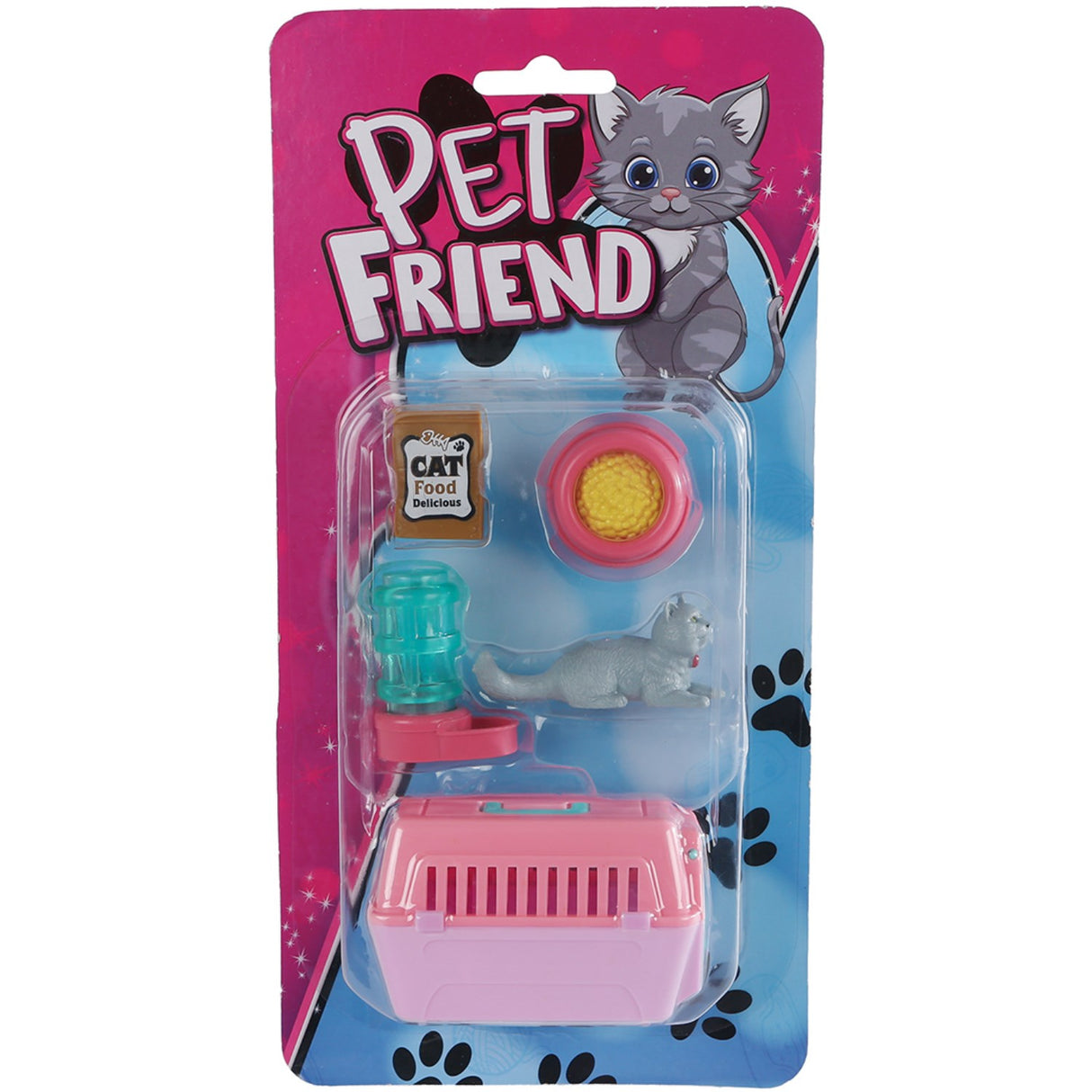 Pocket Money Cat Och Travel Korg Med Tillbehör Assorted