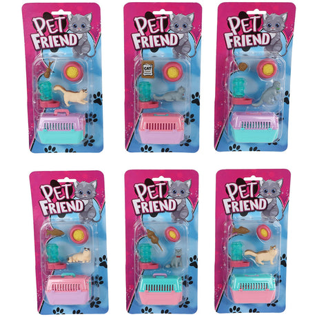 Pocket Money Cat Och Travel Korg Med Tillbehör Assorted