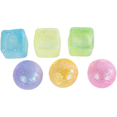 Pocket Money Squeeze Suger Boll Och Square 6 Cm Assorted