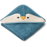 LIEWOOD Oceanview Mix Albert Penguin Hooded Handduk