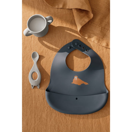 LIEWOOD Arctic Sea / Ocean View Ember Printed Haklapp 2-Pack