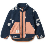 LIEWOOD Cherry Blossom / Classic Navy Noam Pile Jacka