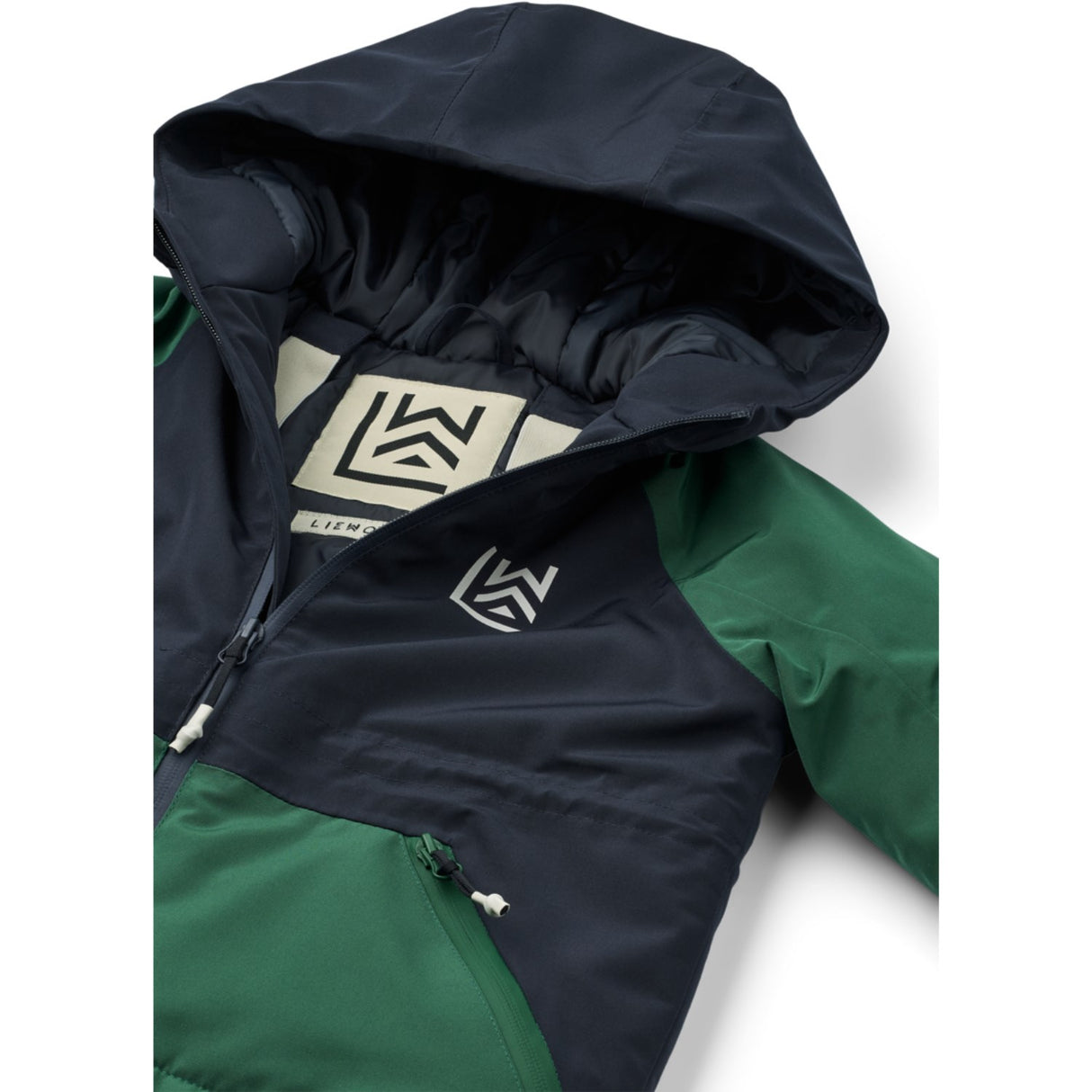 LIEWOOD Classic Navy / Garden Green Kalle Jacka