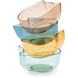 LIEWOOD Indigo Multi Mix Berno Tritan Skål 275 Ml 4-Pack