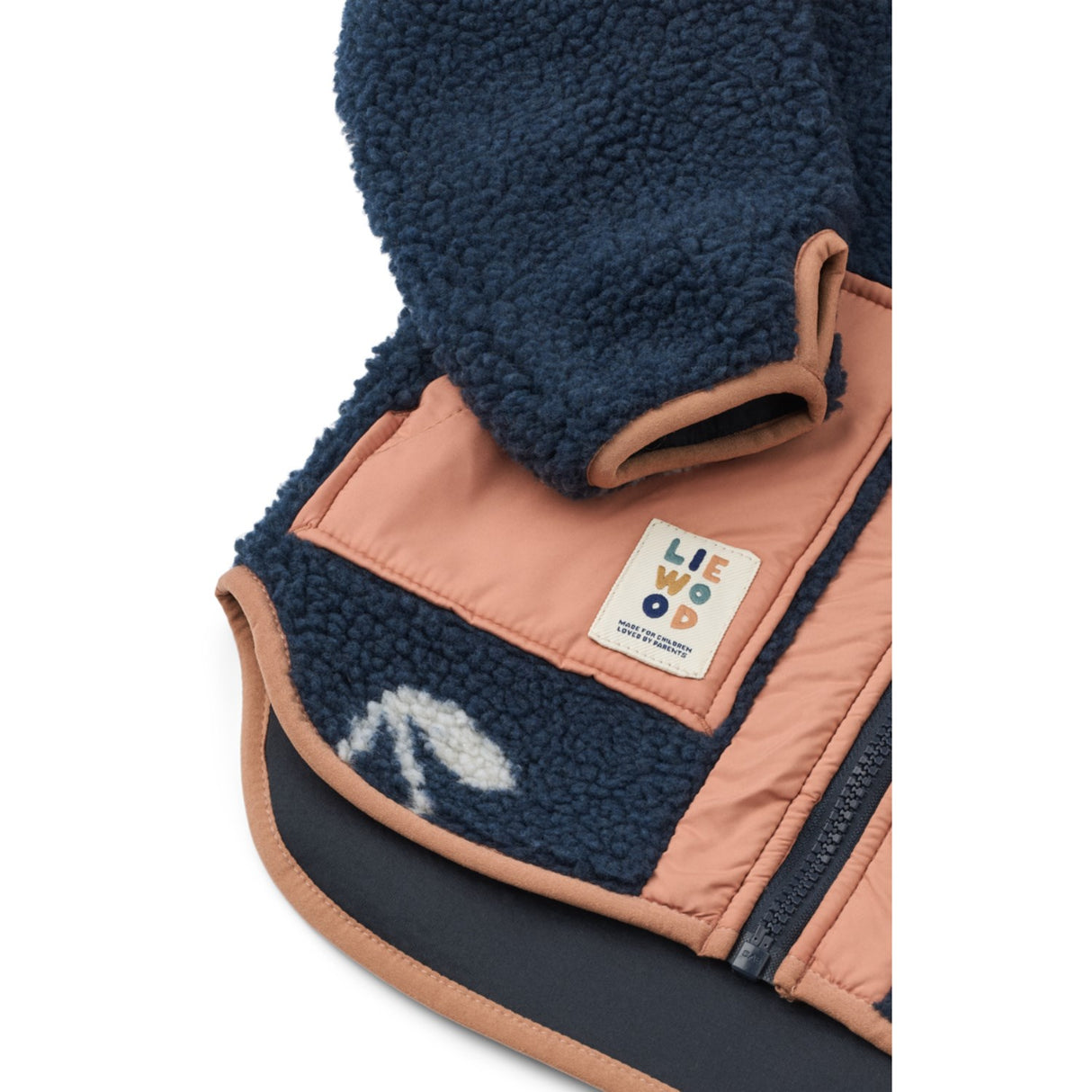 LIEWOOD Cherry Blossom / Classic Navy Noam Pile Jacka