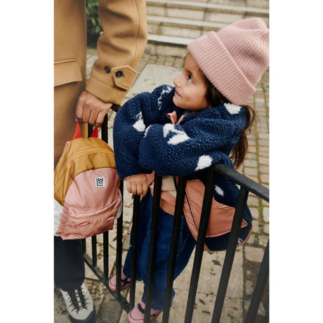 LIEWOOD Cherry Blossom / Classic Navy Noam Pile Jacka