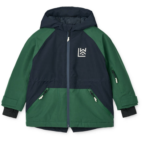 LIEWOOD Classic Navy / Garden Green Kalle Jacka