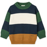 LIEWOOD Classic Navy Multi Mix Orlane Stripe Stickad Jumper