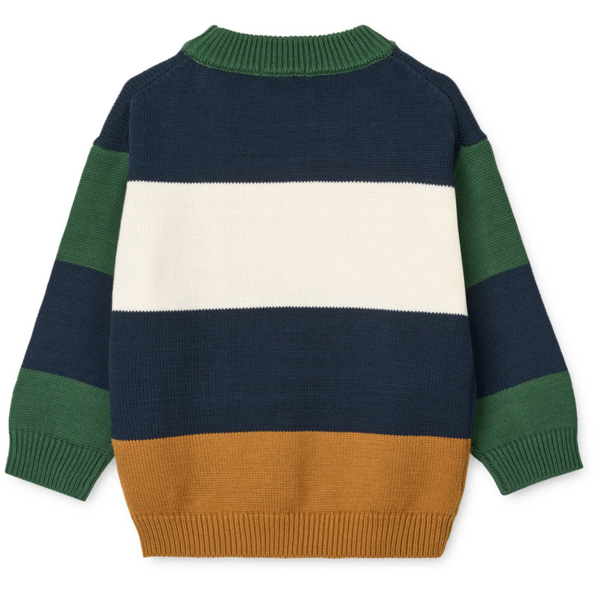 LIEWOOD Classic Navy Multi Mix Orlane Stripe Stickad Jumper