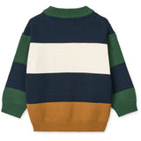 LIEWOOD Classic Navy Multi Mix Orlane Stripe Stickad Jumper