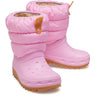 Crocs Pink Tweed/Gum Classic Neo Puff Stövlar