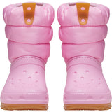 Crocs Pink Tweed/Gum Classic Neo Puff Stövlar
