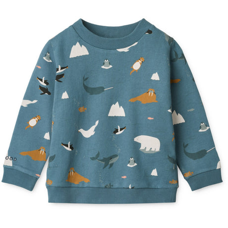LIEWOOD Arctic Sea / Ocean View Thora Printed Sweatshirt