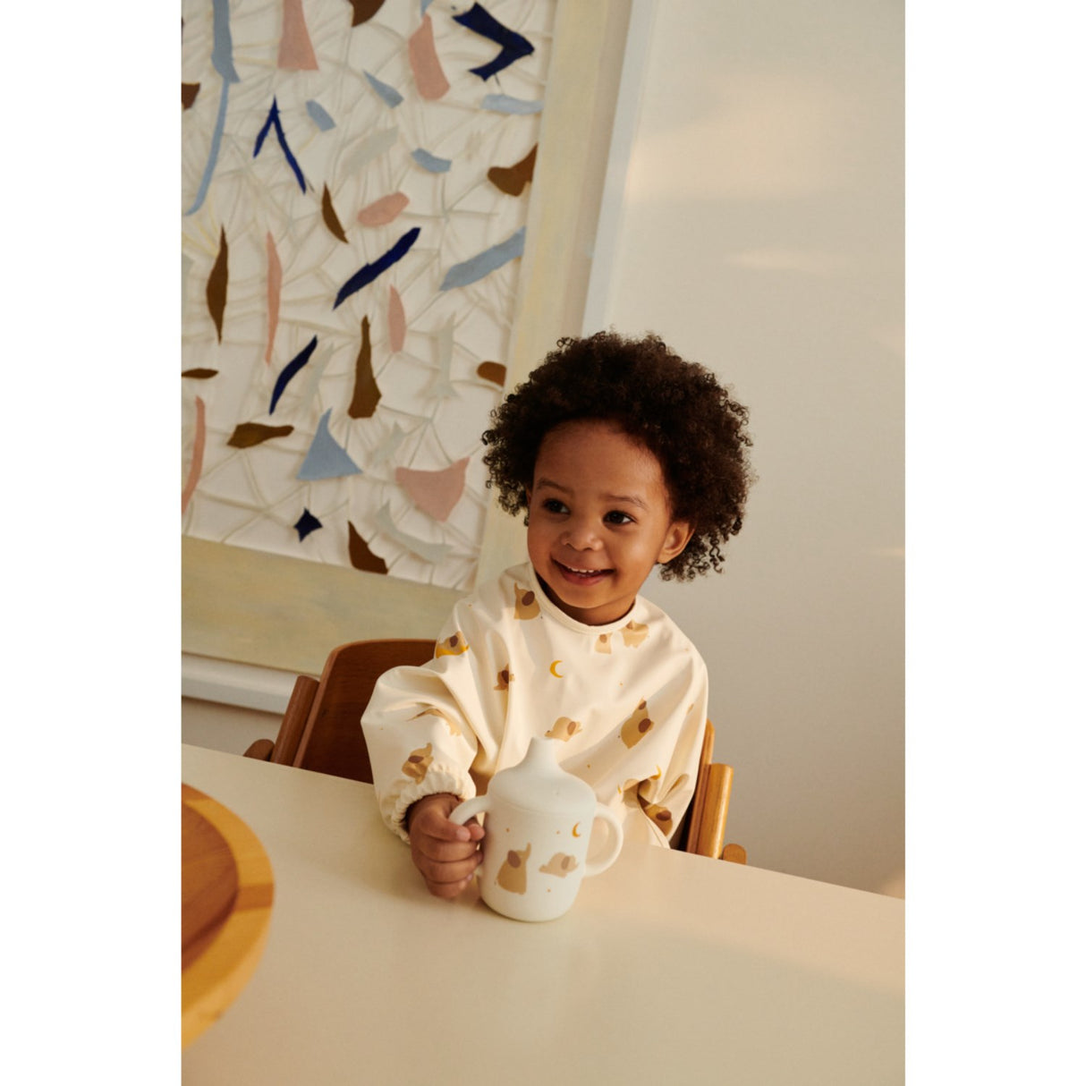 LIEWOOD Elephant / Creme De La Creme Neil Sippy Kopp