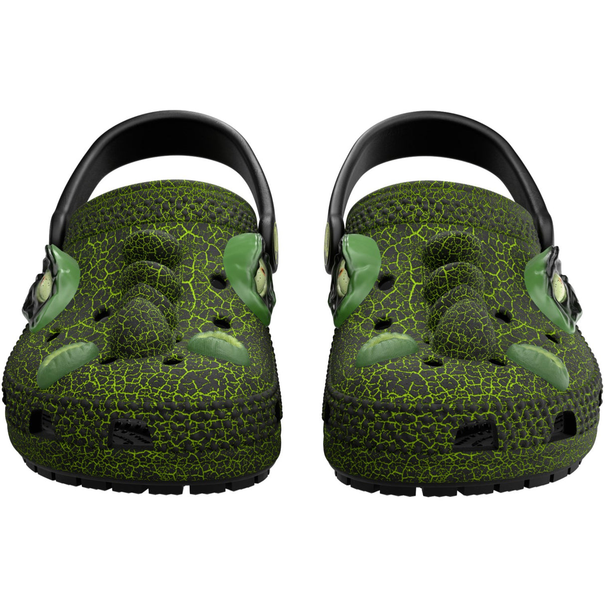 Crocs Black Classic IAM Scary Dino Clog