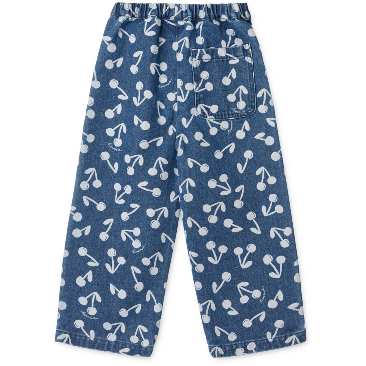 LIEWOOD Cherry Blossom / Medium Blue Denim Cesar Printed Denim Byxor