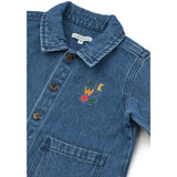 LIEWOOD Medium Blue Denim Kinsley Placement Denim Overshirt