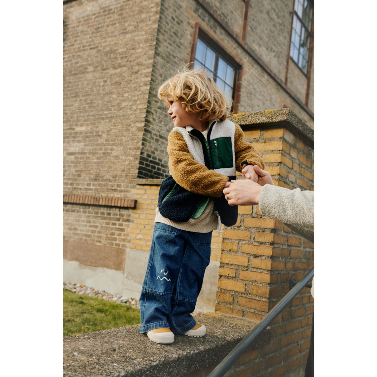 LIEWOOD Medium Blue Denim Cesar Placement Denim Byxor