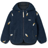 LIEWOOD Rocket / Classic Navy / Embroidery Mara Pile Jacka
