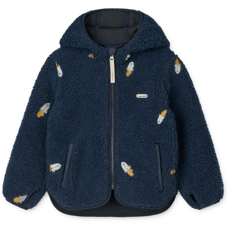 LIEWOOD Rocket / Classic Navy / Embroidery Mara Pile Jacka